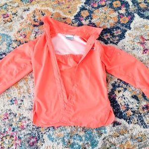 Colombia PFG sports athletic longsleeve button up size M 10/12 color (coral)